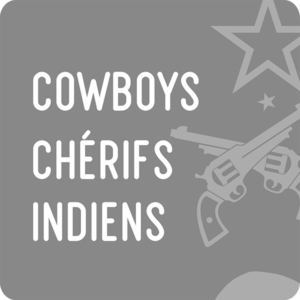 Cowboys chérifs et indiens